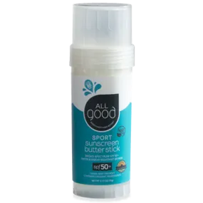 All Good Mineral Sport Sunscreen Butter Stick spf 50, 2.75oz