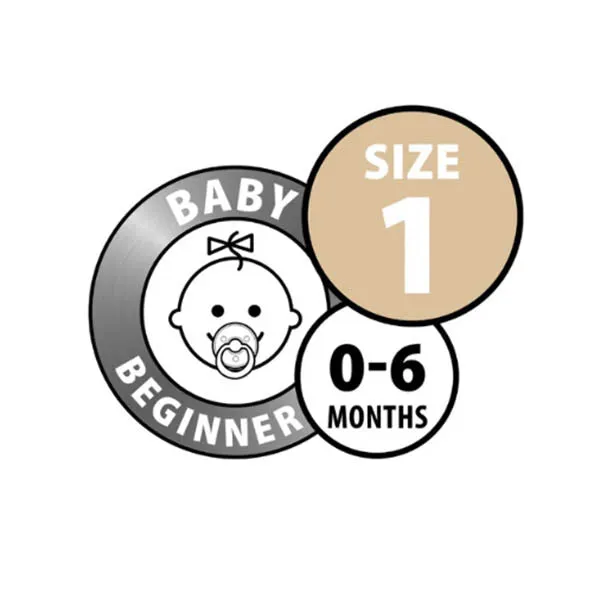 BIBS Colour Pacifiers 2Pack (Size 1) Blush