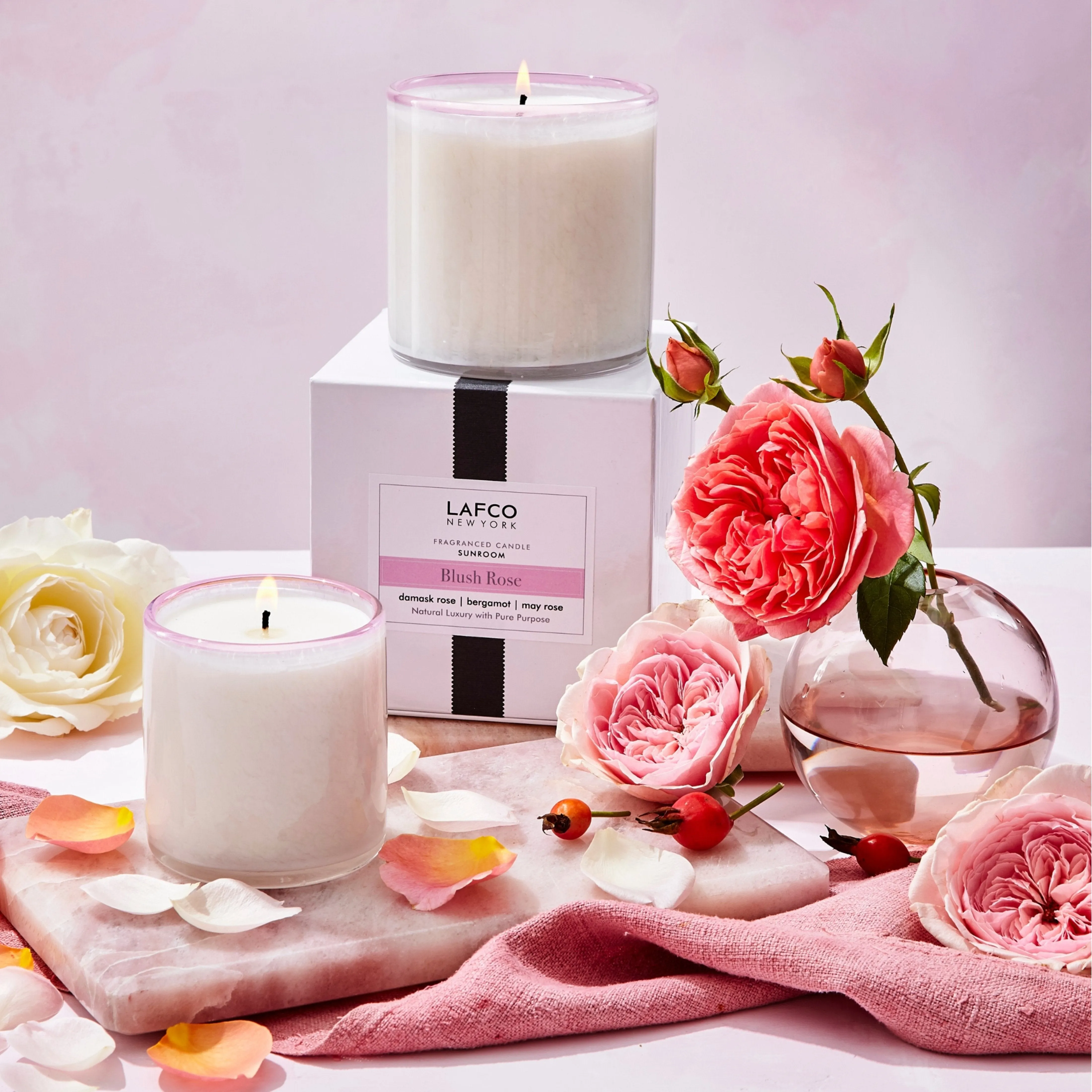 Blush Rose Signature Candle - Sunroom
