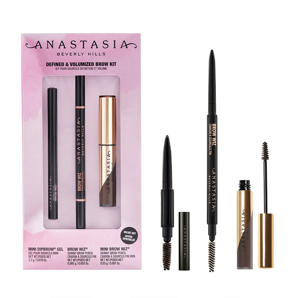 DEFINED & VOLUMIZED BROW KIT