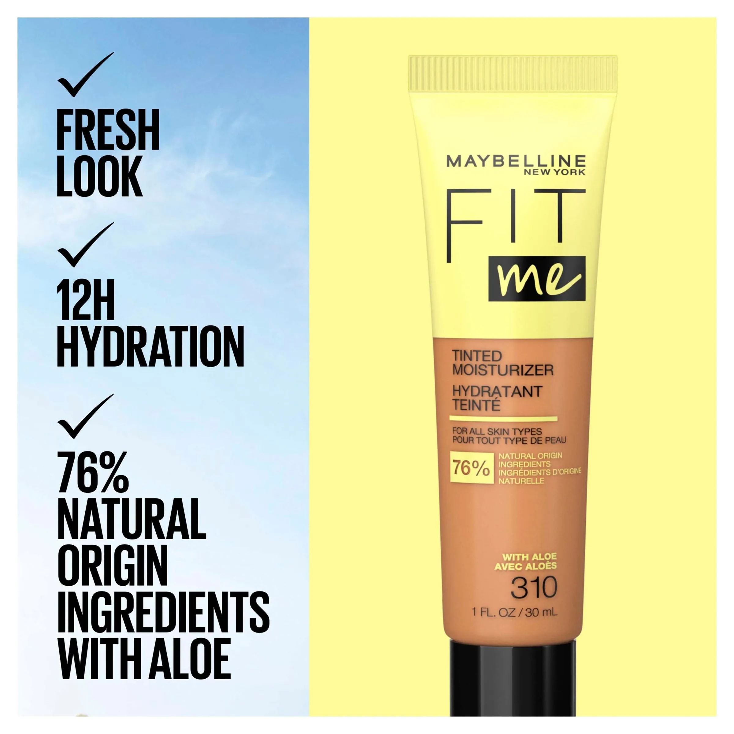 FIT ME TINTED MOISTURISER 360 30ML
