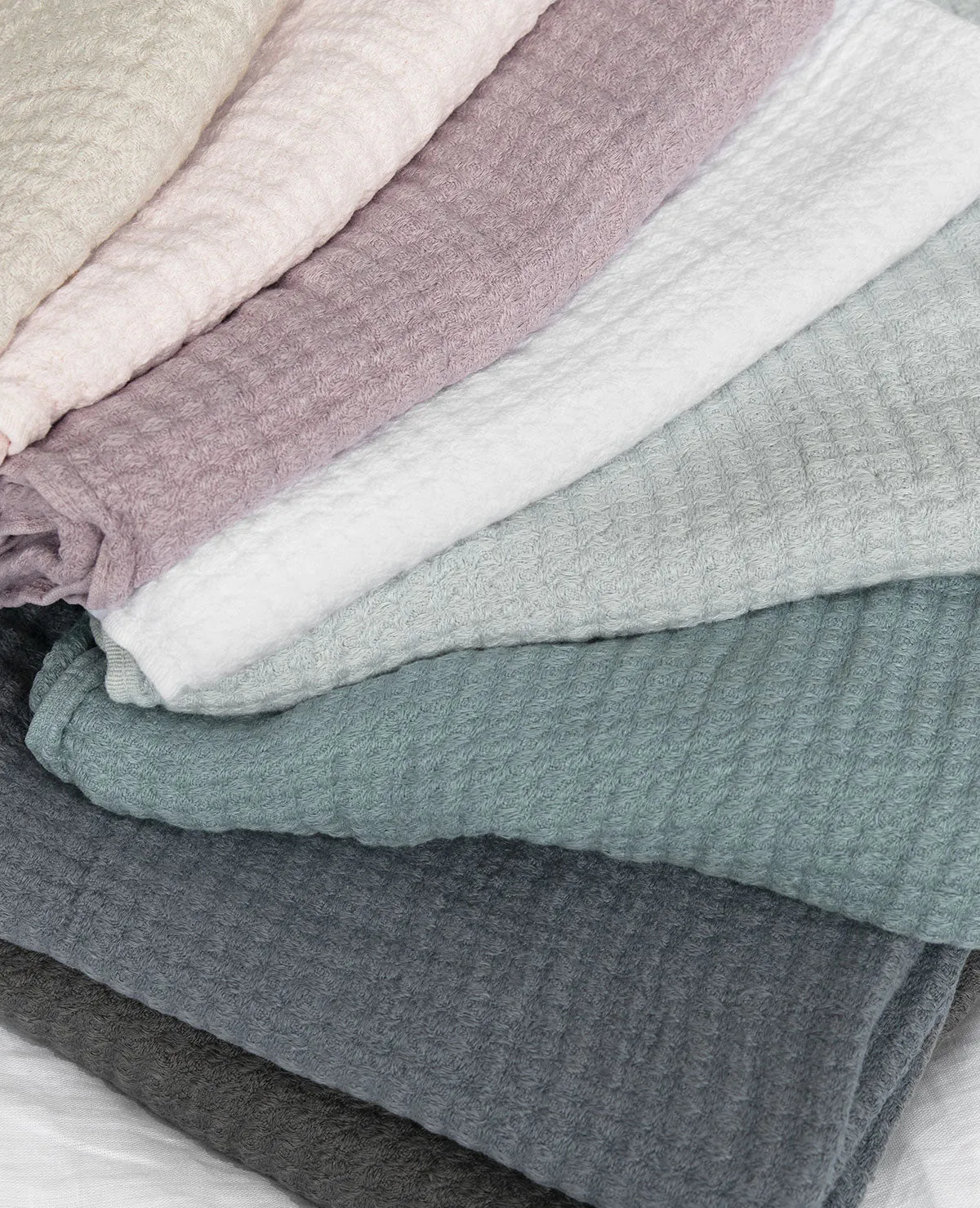 Hampton Linen Throw Off-White