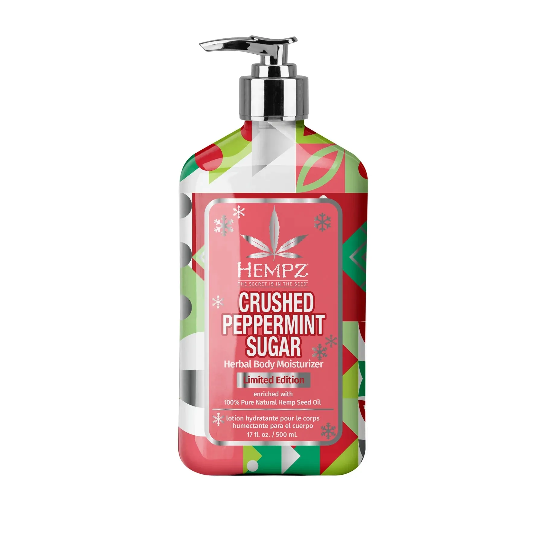 Hempz - Crushed Peppermint Sugar Herbal Body Moisturizer   Lip Balm Gift Set