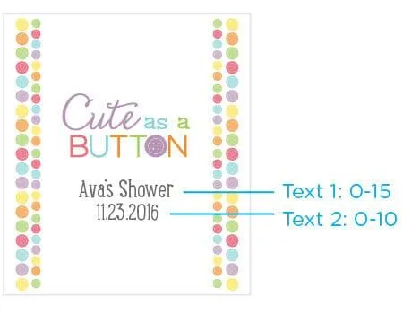 Personalized Baby Shower Lip Balm (Set of 12)