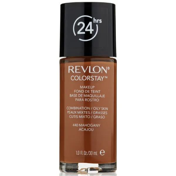 REVLON - ColorStay Makeup for Combination/Oily Skin 440 Mahogany - 1 fl. oz. (30 ml)