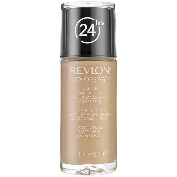 REVLON - ColorStay Makeup for Normal/Dry Skin 180 Sand Beige - 1 fl. oz. (30 ml)