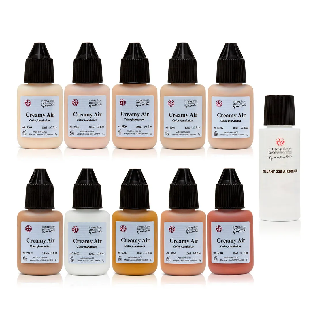 Temptu Maqpro x Temptu Creamy Air Light Set