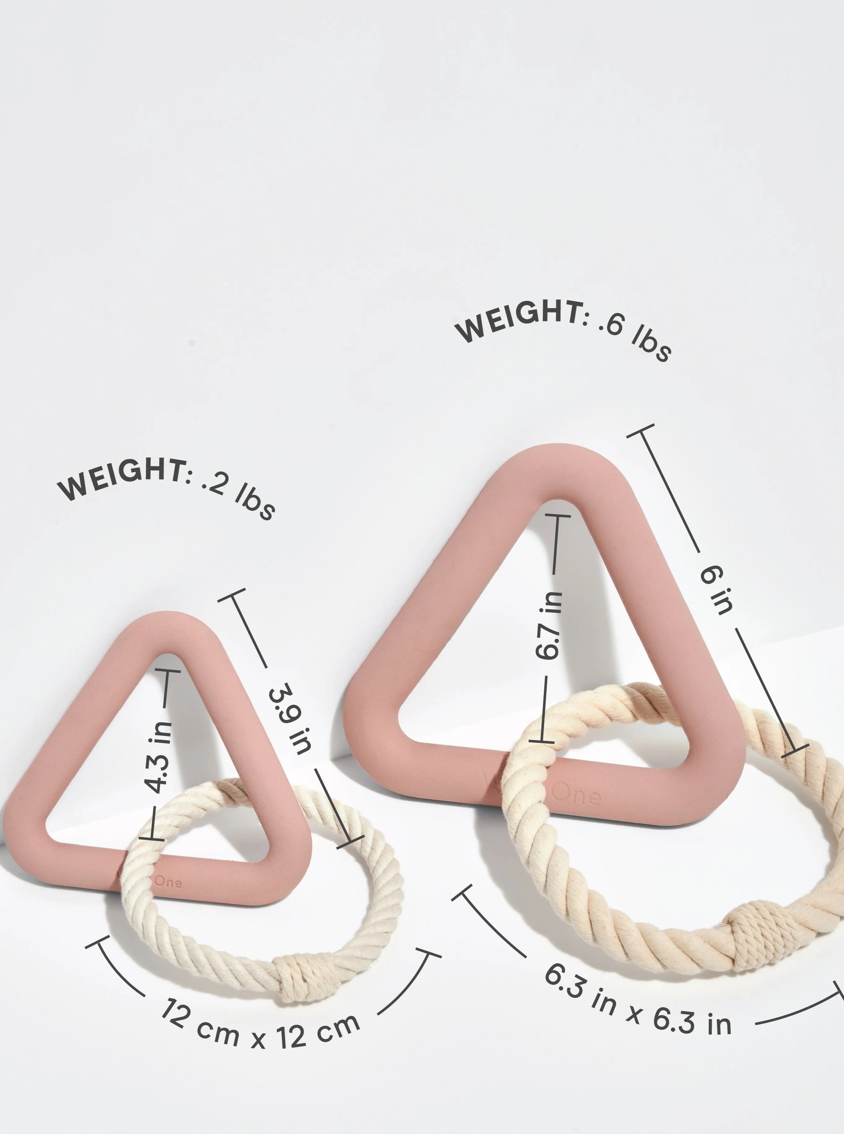 Triangle Tug Standard - Blush