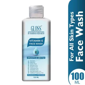 Vitamin E Face Wash Smooth & Gentle, Soothing & Moisturizing For All Skin Types
